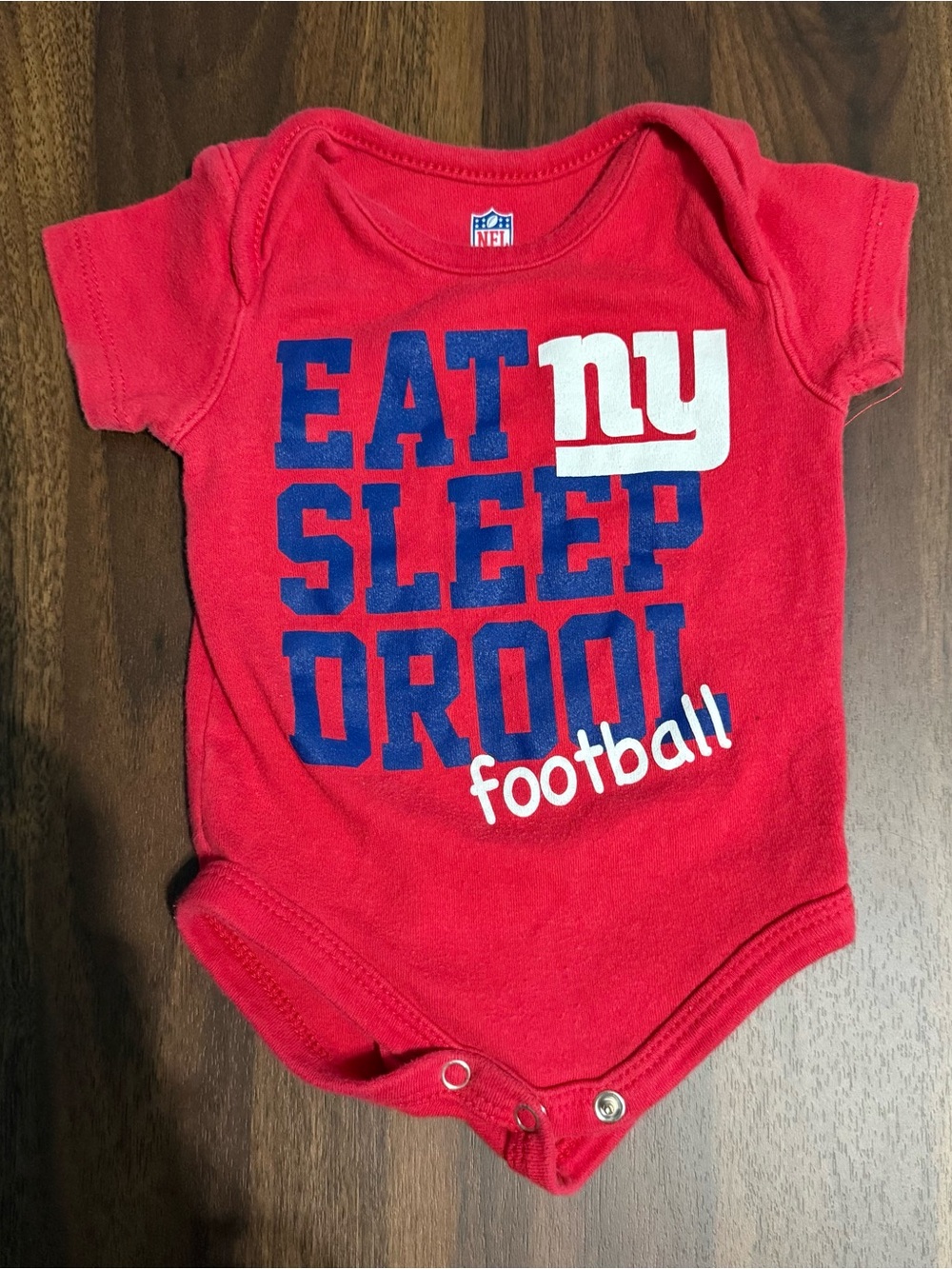 Baby boy New York Giants onesie